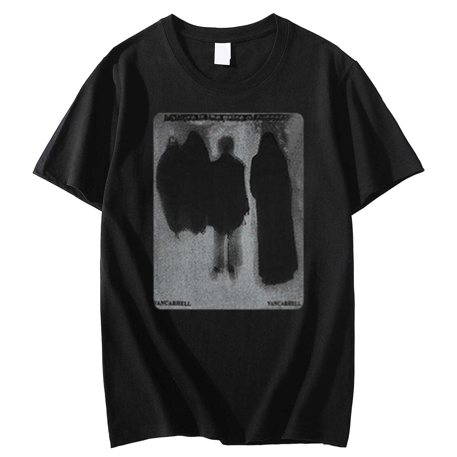 

2023 Fashionable men's summer Hip hop tide brand dark style shadow men's T-shirt 100% cotton printed men's T-shirt free of mail