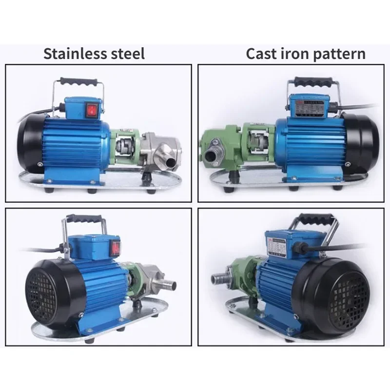 WCB-75/75F 750 Вт 220 В/380 В портативный электрический шестеренный масляный насос