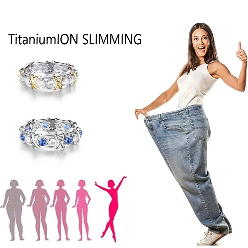 Женское кольцо с фианитом обручальное для похудения и потери веса Подарочная