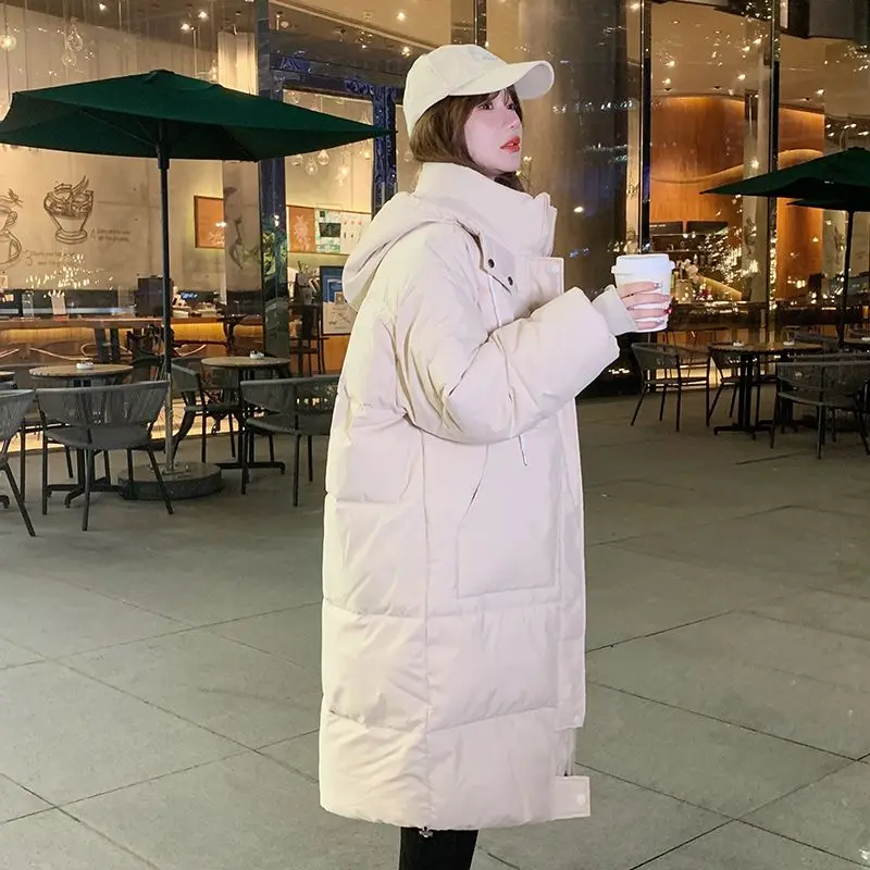 Winter Women's Cold Coat Parkas Super Hot Coats Snow Outercoat Jacket Long Padded Jacket Korean Fashion Loose Cheap Wholesale