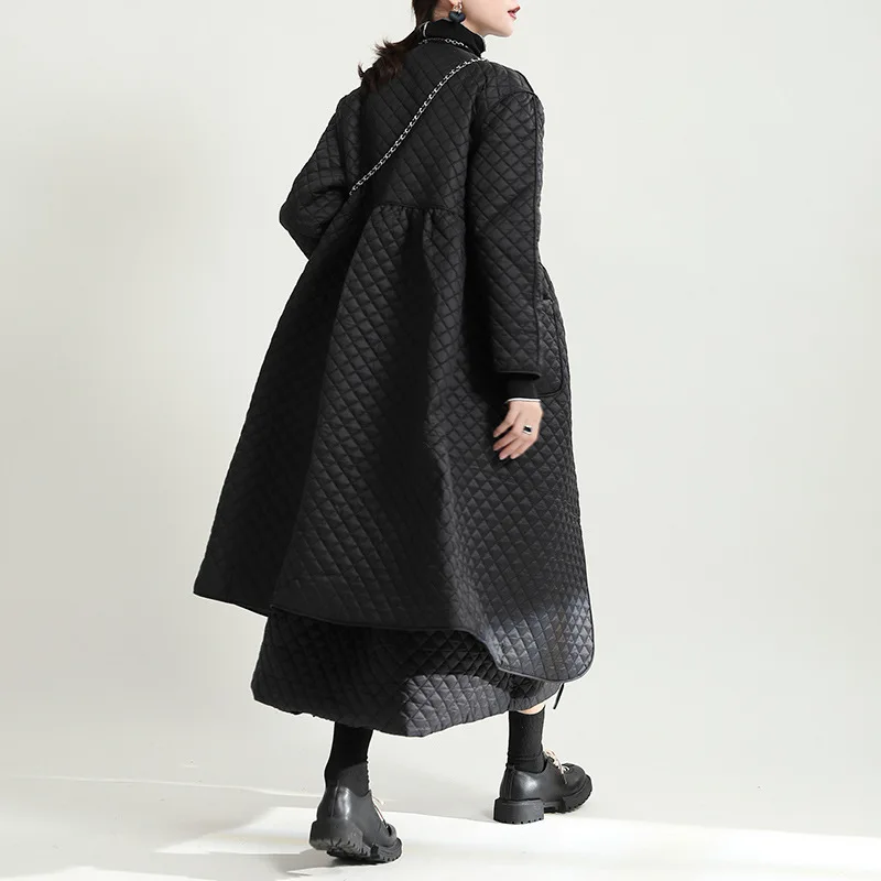 2022 Niche Design Sense Three-Dimensional Flowers Heavy Black Half-Body Dress Wear Knit Sweater with Skirt Two-Piece