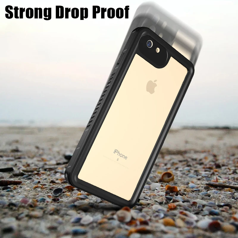 Full Sealed IP68 Waterproof Case For Apple iPhone SE 2022 5 6 7 8 Plus Underwater Diving Swim Outdoor Sport Anti-drop Cover