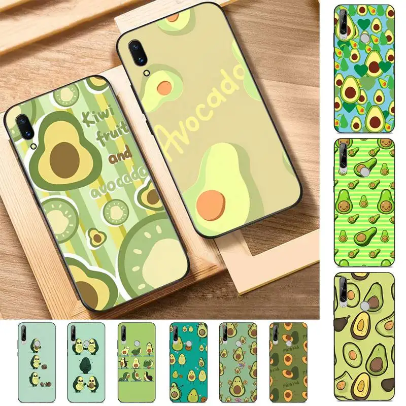 

Cute Cartoon Fruit Avocado Phone Case For Huawei Y9 6 7 5 Prime Enjoy 7s 7 8 plus 7a 9e 9plus 8E Lite Psmart Shell