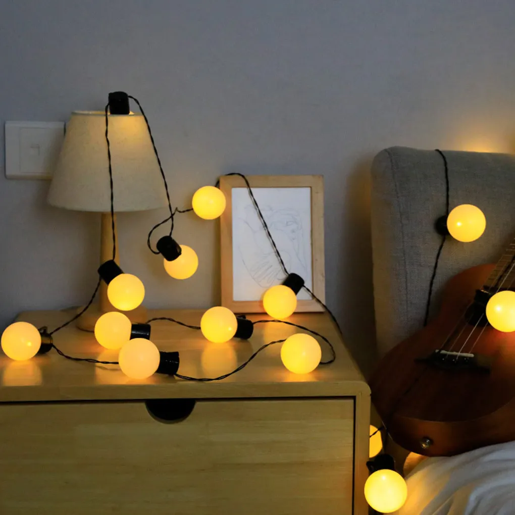 

Light Strings Festival Holiday Wedding Home Bar Bedroom Living Room Garden Yard Porch Patio Decoration Lighting Lamp