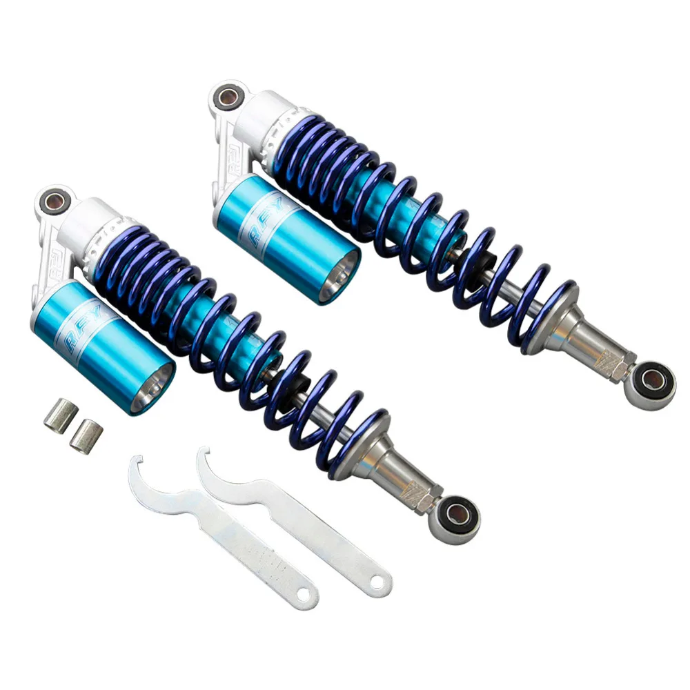 

UNIVERSAL 13.5" 340mm Motorcycle Air Shock Absorbers For XL100K XL 100 CT125C SL125K TL125 XL125 185, Blue Color