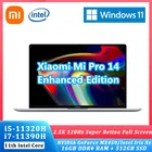 Новинка 2021, ноутбук Xiaomi Mi Pro 14, ноутбук intel, Enchanced Edition, i7-11390Hi5-11320H, 16 ГБ, 512 ГБ, SSD, 120 Гц, 2,5 K, экран компьютера