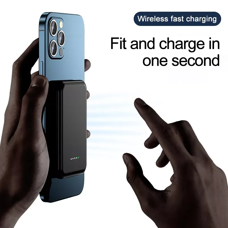 

Power Bank 5000mAh For iPhone 13 12 11 Pro Portable Wireless Charging PowerBank USB PoverBank External Battery Charger