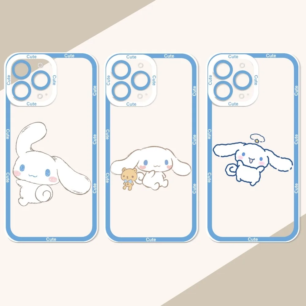 Милый чехол C-Cinnamoroll для телефона IPhone 12 11 13 14 Pro Max XR XS X SE2020 7 8 Plus