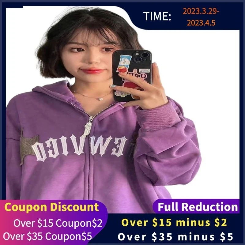 

Vintage Clothes Y2k Zip Up Hoodie Sudaderas Con Capucha Kawaii Streetwear Korean Fashion Bape for Women Ropa De Mujer Hoodies