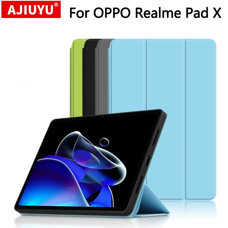 

Smart Case For OPPO Realme Pad X 11 Inch 2022 PU Protective Cover For RealmePad X 11" Flip Stand Case