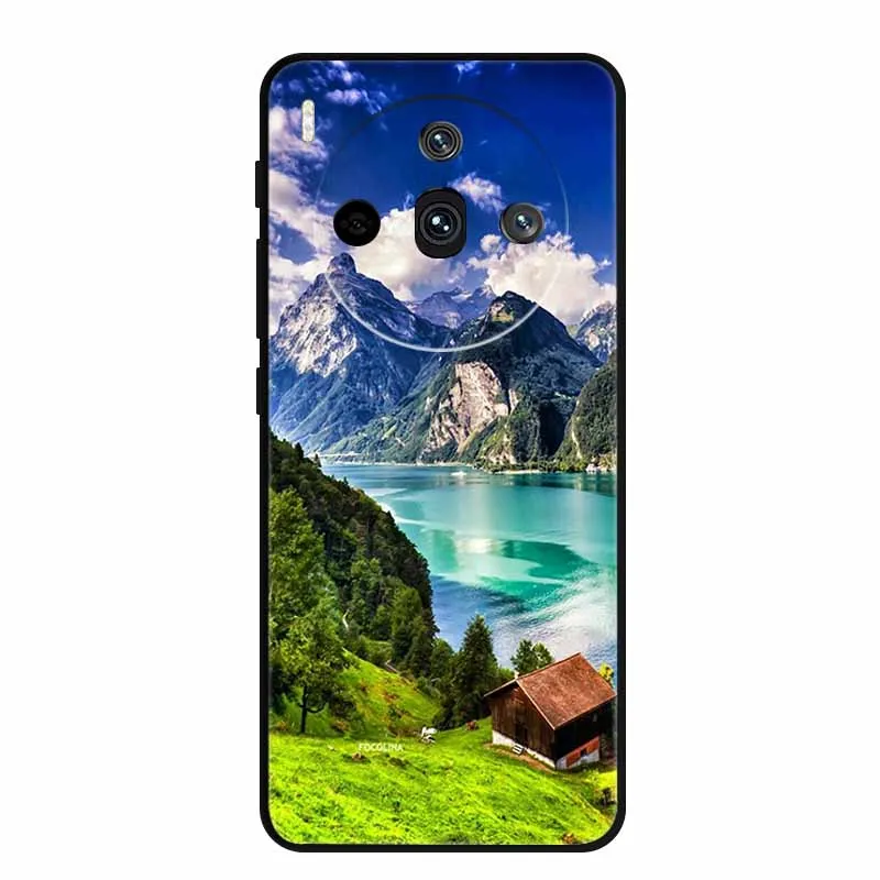 Для ZTE nubia Z60S Pro Задняя крышка Чехол 6 78 дюйма Черный силиконовый мягкий чехол для