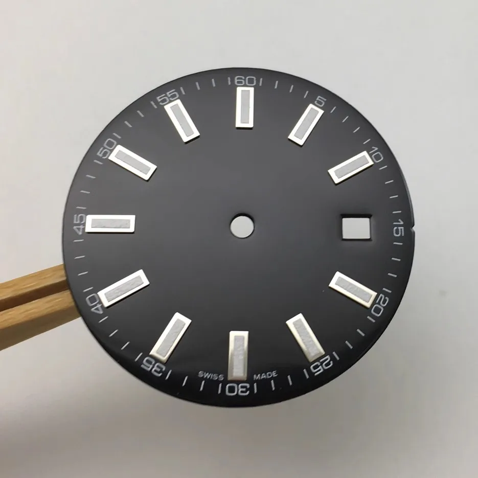 

New 29mm Watch Accessories Modified Blue Luminous Dial for 2813 2836 movement Mechanical Installation Accessorie