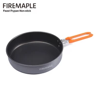 fire maple feast non stick camping frying pan outdoor hiking skillet lightweight stick free cookware 0 9l 262g