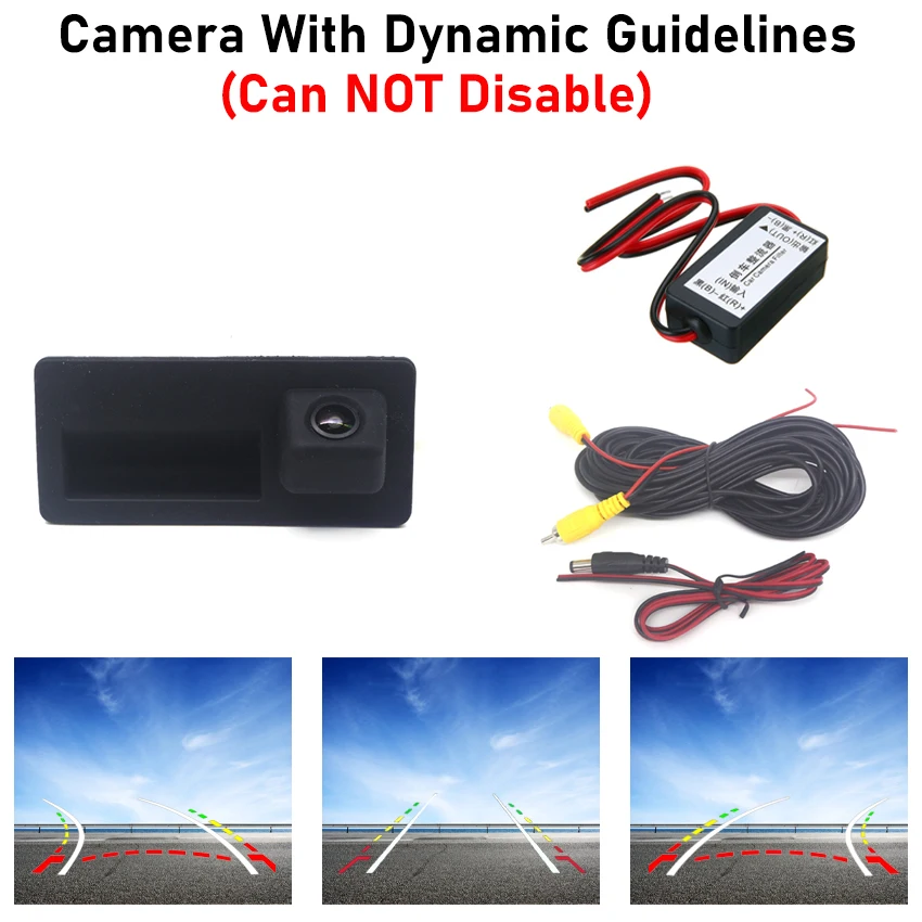 

Камера заднего вида для Audi A6 C7 4G Avant Allroad 2011 ~ 2018 Q5 2010 ~ 2018, резервная камера багажника, водонепроницаемая парковочная камера заднего вида