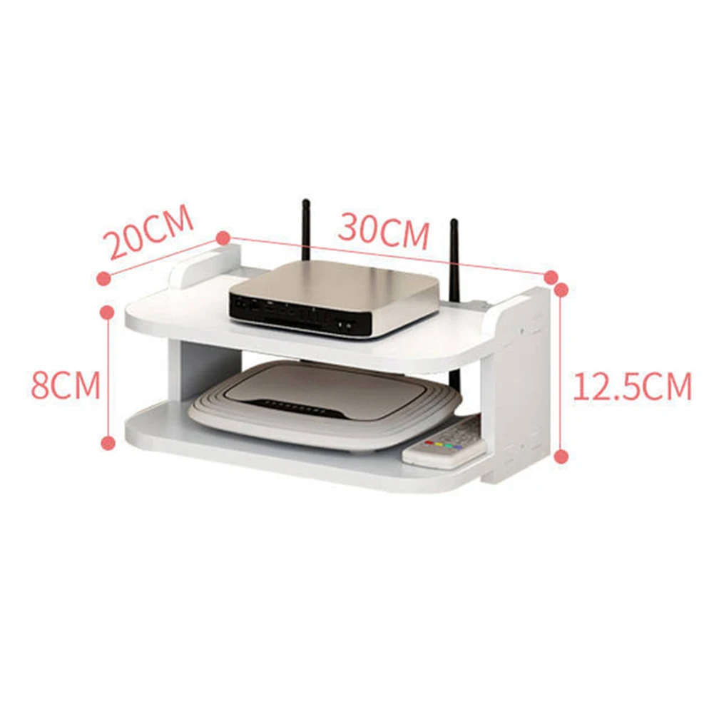 

Holder TV Box Shelf Bracket DVD Player Gamer Console Home Office Organize Rack Router Screen Storage Waterproof