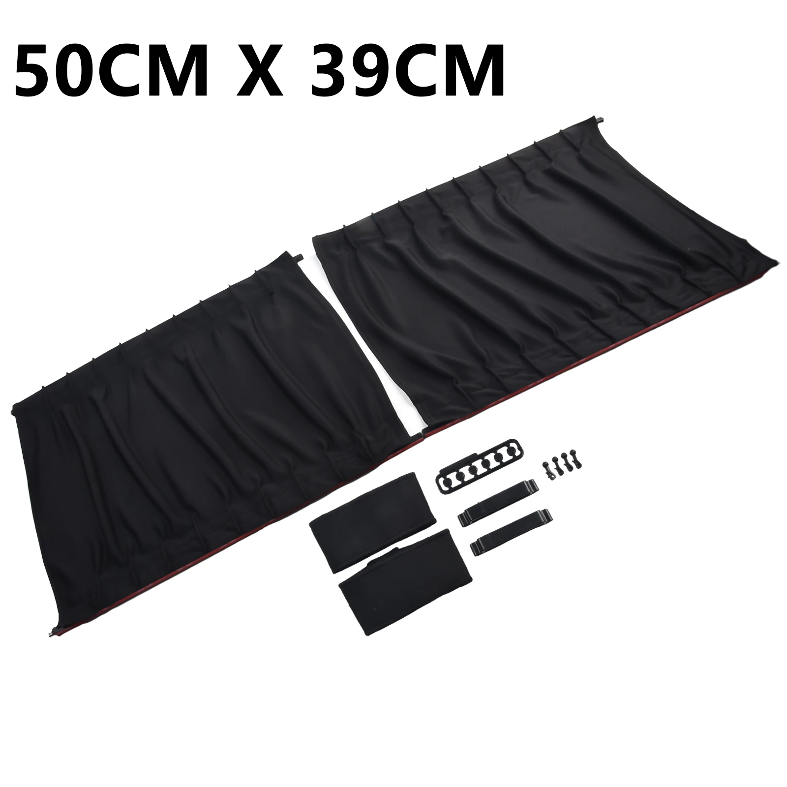 

Accessories UV 2X Kit Universal Auto Car Adjustable Van SUV VIP Curtain Window Anti-UV Sunshade Visor 50X39cm
