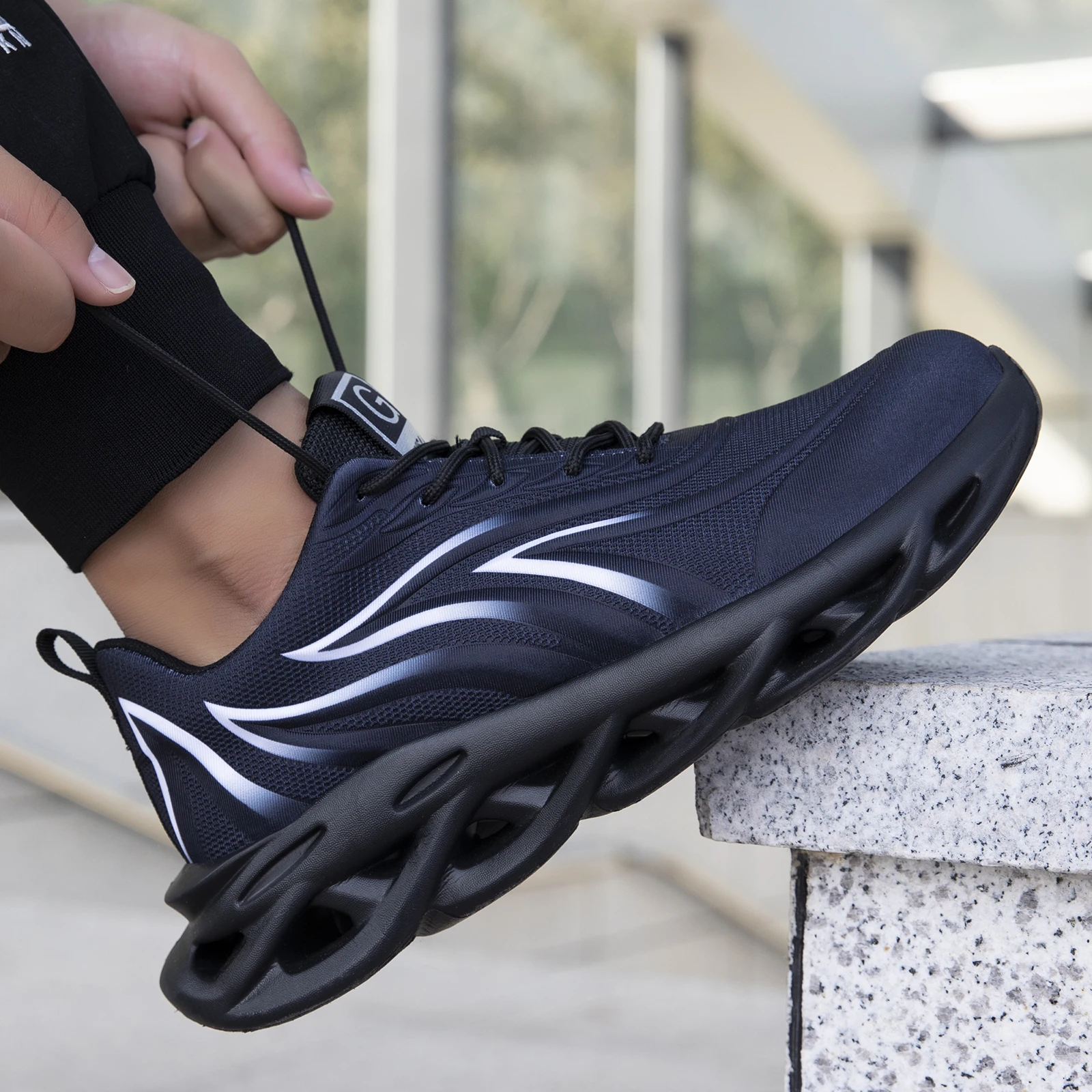 Стальной носок GUYISA Uomo Противоударная обувь для пирсинга Профессиональная