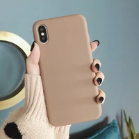 for iphone 12 luxury simple solid color ultrathin soft tpu case for iphone 11 13 xs max x xr 7 8 plus candy color silicone cover