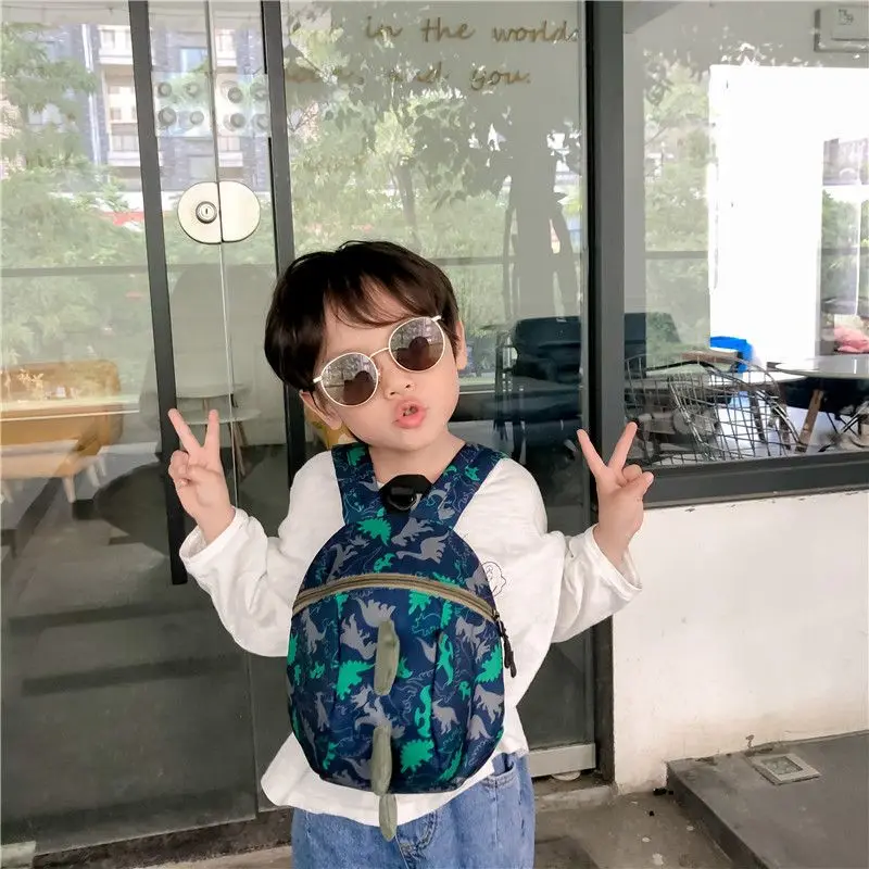 

Cartoon Children Backpaack Cute Dinosaur School Bag for Boys Girls Durable Oxford Cloth Kids Kindergarten Preschool Bags