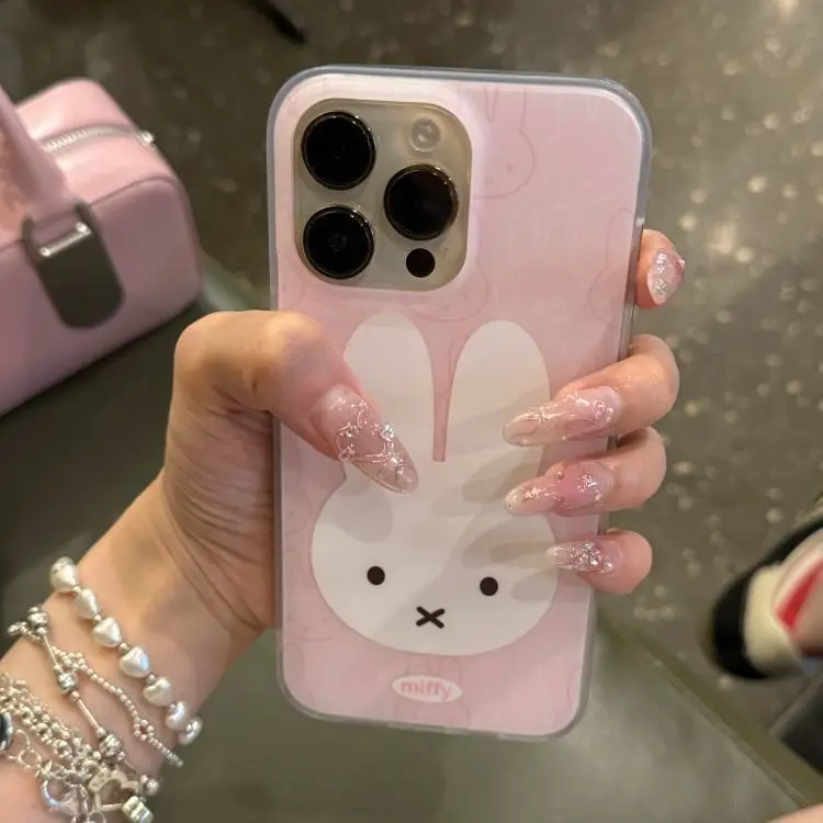 Новый Милый Мягкий чехол для Iphone16/15Promax1 4/13/12/11 розовый милый модный мягкий подарок