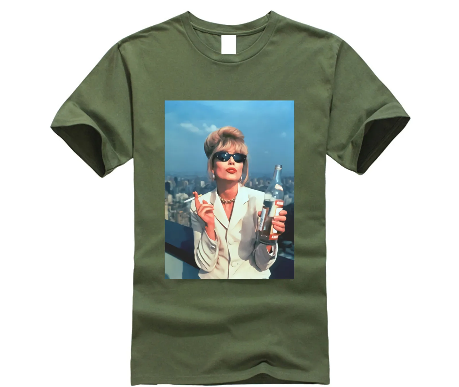 Потрясающая футболка 8 дюймов модные футболки Patsy с алкоголем ЛГБТ водка