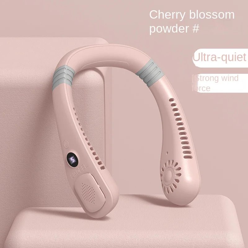 

Экологически чистый маленький кулер из силикагеля с подвеской на шею, пятиступенчатый Регулируемый ветром, креативные портативные Охлаждающие вентиляторы с высокой прочностью