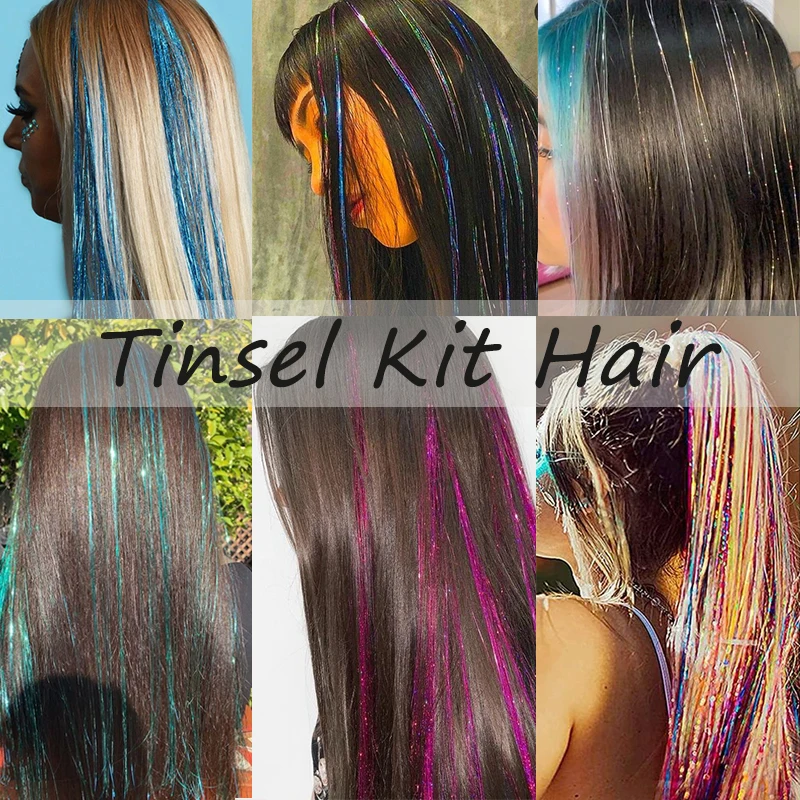 Рисунок 6 - LUPU Блестки для волос Kit 48 дюймов