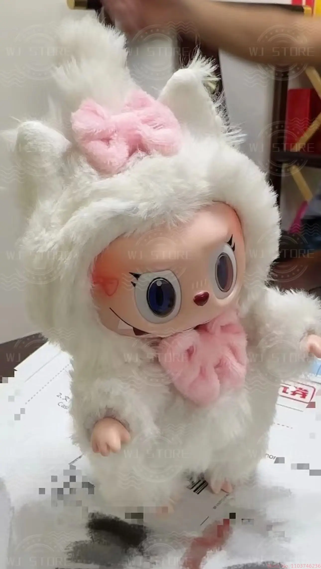 Новое поступление Monster Labubu Zimomo Angel креативная сменная кукла фигурка сделай сам