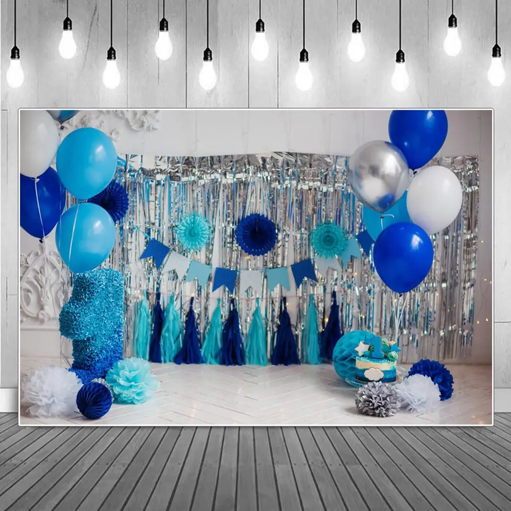 

Фон для фотосъемки с изображением флага флажков кисточек на 1-й день рождения