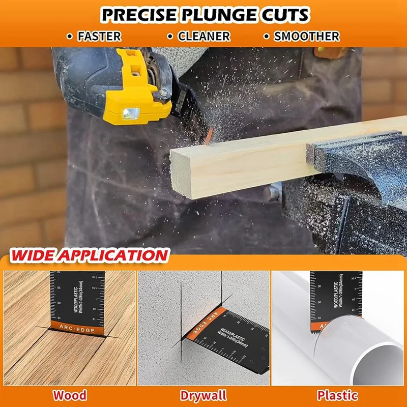 Набор осциллирующих лезвий для пилы Мультитул резки дерева и металла