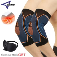 sports compression elbow support brace protector knitted arm pads for fitness cycling running basketball footballoutdoor