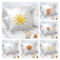 decorative bouquet pillowcase polyester square cushion cover squishmallow throw pillows bed couch home decor dakimakura