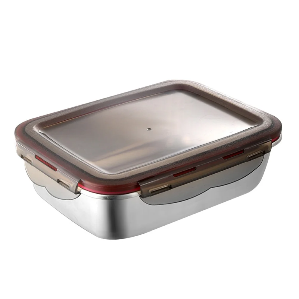 

Lunch Boxinsulated Container Japanese Metal Steel Bento Tiffin Thermal Keep Warm Large Hot Trays Portion Control Salad Toddle
