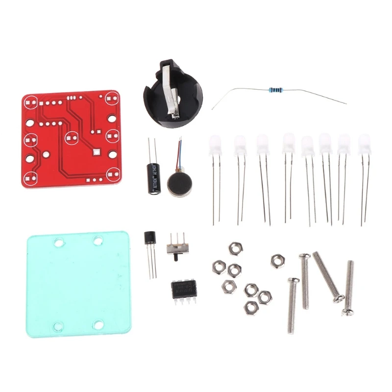 

DIY Swing Shaking LED Dice Kit (No battery) Breathing Led Effect with Small Vibration Motor Diy Electronic Kits P15F