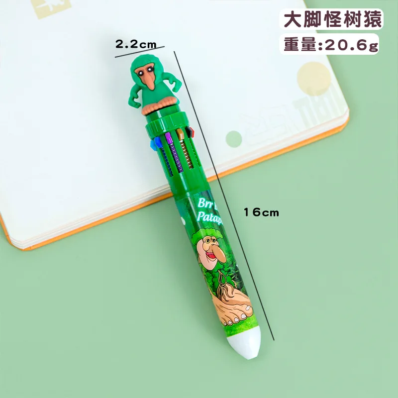 Гелевые ручки Brainrot Tung разноцветные 0.5 мм