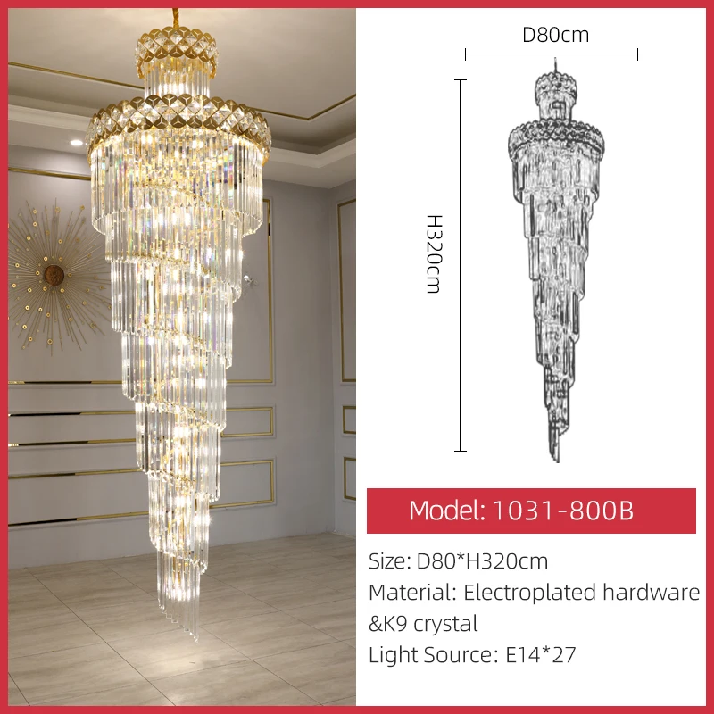 

NORMICHY Большая хрустальная люстра