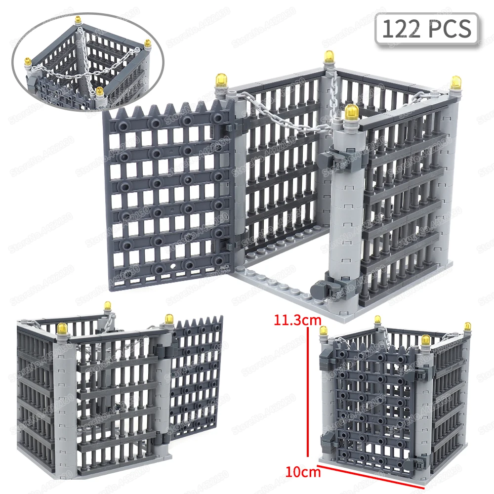 Цепочка-конструктор MOC для сборки в пустыне фигурки-блоки захват мутация большой
