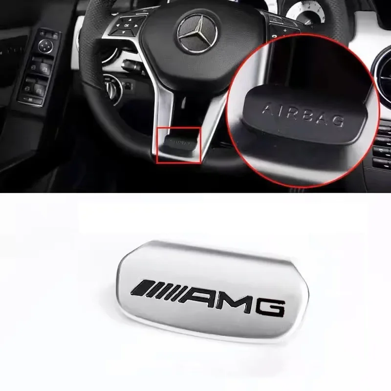 

Автомобильный руль, эмблема, наклейки, интерьерный значок для Mercedes Benz AMG W206 W204 W205 W212 W213 W221 W222 W223 W251 W464 GLE