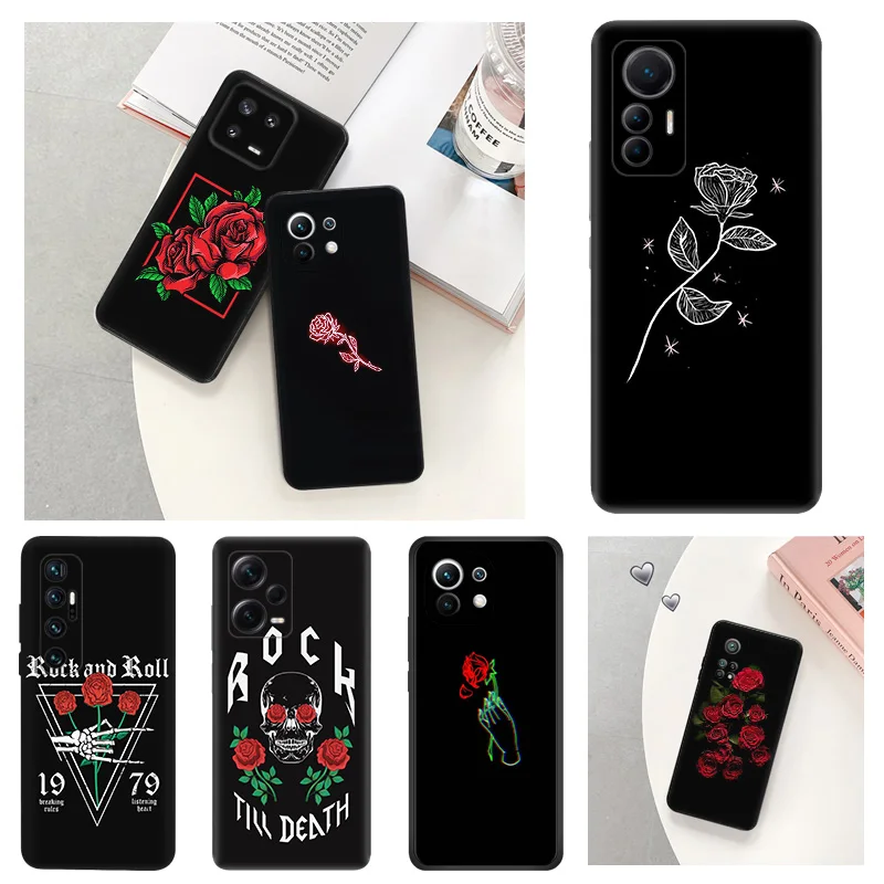 Противоударный мягкий чехол для телефона Xiaomi 12T 12X 13Lite Redmi Note 12 4G 5G 12s 13 Pro 12c 13c