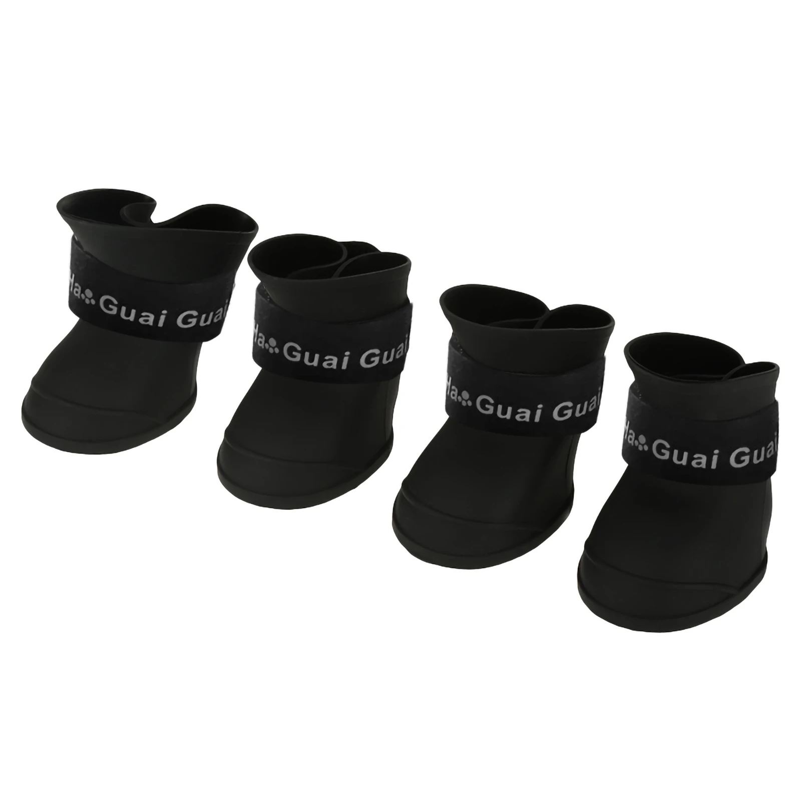 

4pcs Silicone Pet Dog Cute Waterproof Boots Anti-slip Protective Rain Shoes Pet Waterproof Boots Pet Waterproof Boots Pet