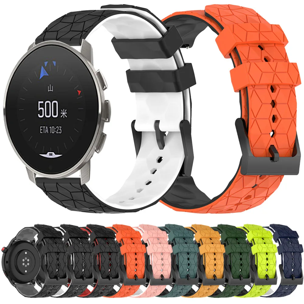 Спортивный силиконовый ремешок для SUUNTO 9 5 пиковый браслет 3 сменные Ремешки