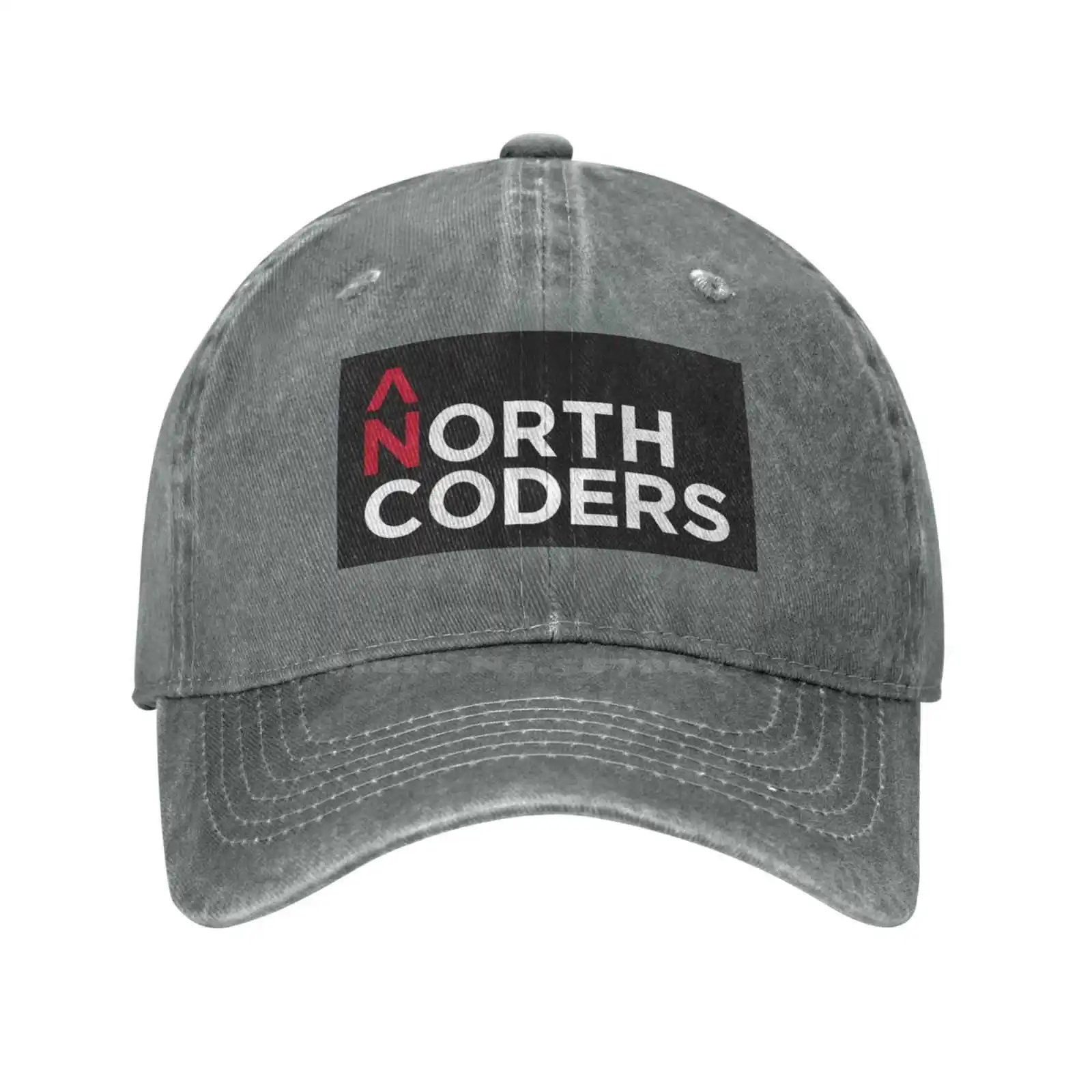 

Повседневная джинсовая бейсболка с принтом логотипа Northcoders LTD