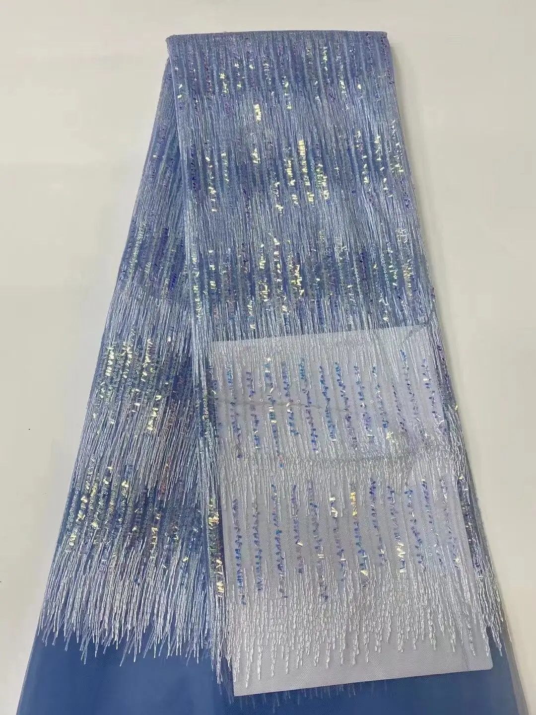 Модная африканская кружевная ткань с блестками сетка из бисера кружево