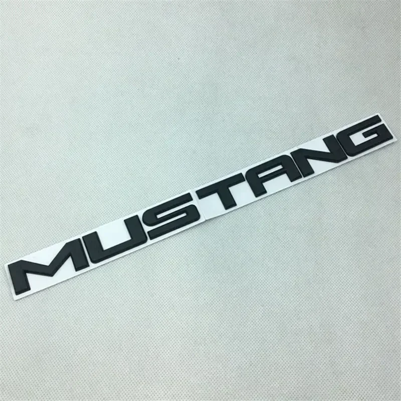 

24x2,6 см металлическая наклейка с надписью на кузов автомобиля, наклейка на задний багажник, украшение для Ford Mustang Shelby GT 350 15-18, внешние аксессуары