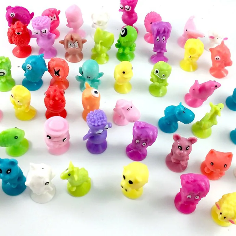 Миниатюрные мягкие фигурки stikeez из термопластичной резины 30-200 шт. фрукты овощи