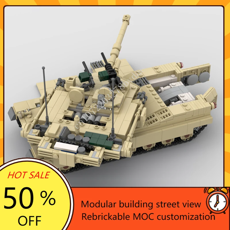 1170 шт. MOC WW2 военная серия Leopard 2A5 разрушитель бронеавтомобиль модель на заказ пазлы DIY сборка детские рождественские игрушки подарок (art.: 3920d1bc9ebc8) - 3920d1bc9ebc8