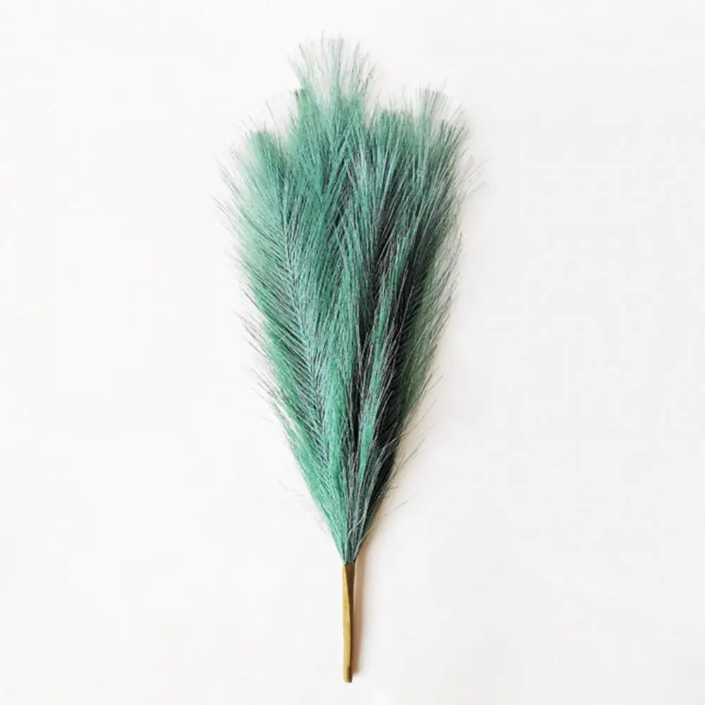 

Innovative Realistic Faux Silk Flower Anti Fade 5 Forks Fake Pampas Grass Artificial Plant Fake Pampas Grass 3Pcs/Bag
