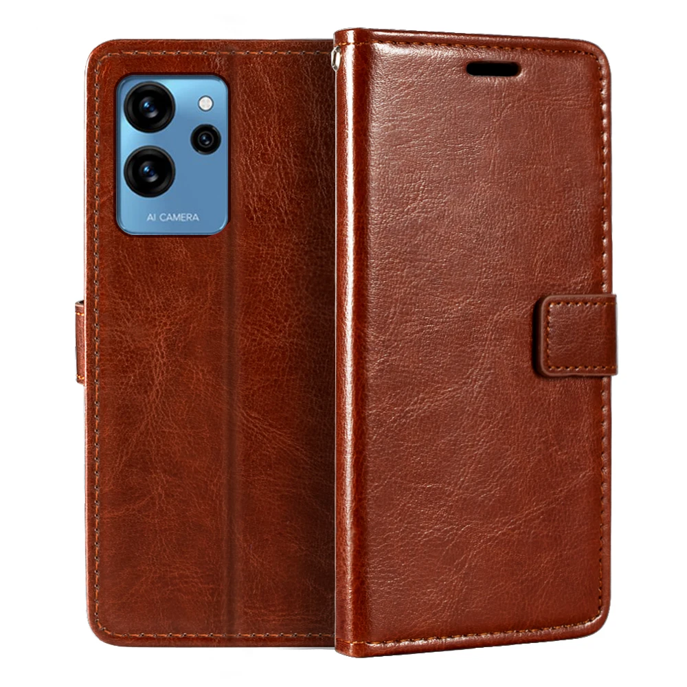 

Case For Oukitel C32 Wallet Premium PU Leather Magnetic Flip Case Cover With Card Holder And Kickstand For Oukitel C32