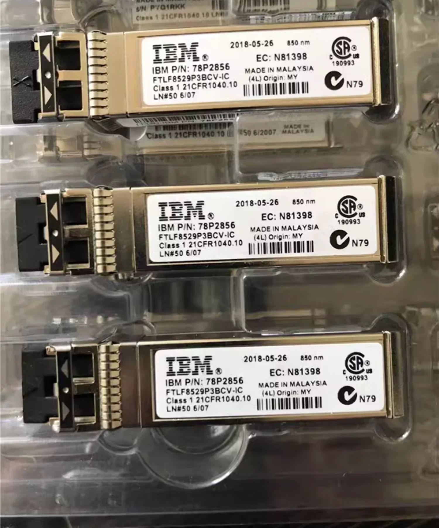 Оптический модуль 16G SFPAFBR-57F5MZ-IB2 FTLF8529P3BCV-IC FTLF8529P4BCV-IB78P2856 IB-M 16GB 850NM Оптический сетевой модуль (art.: 3920dcf2d6ca1) - 3920dcf2d6ca1