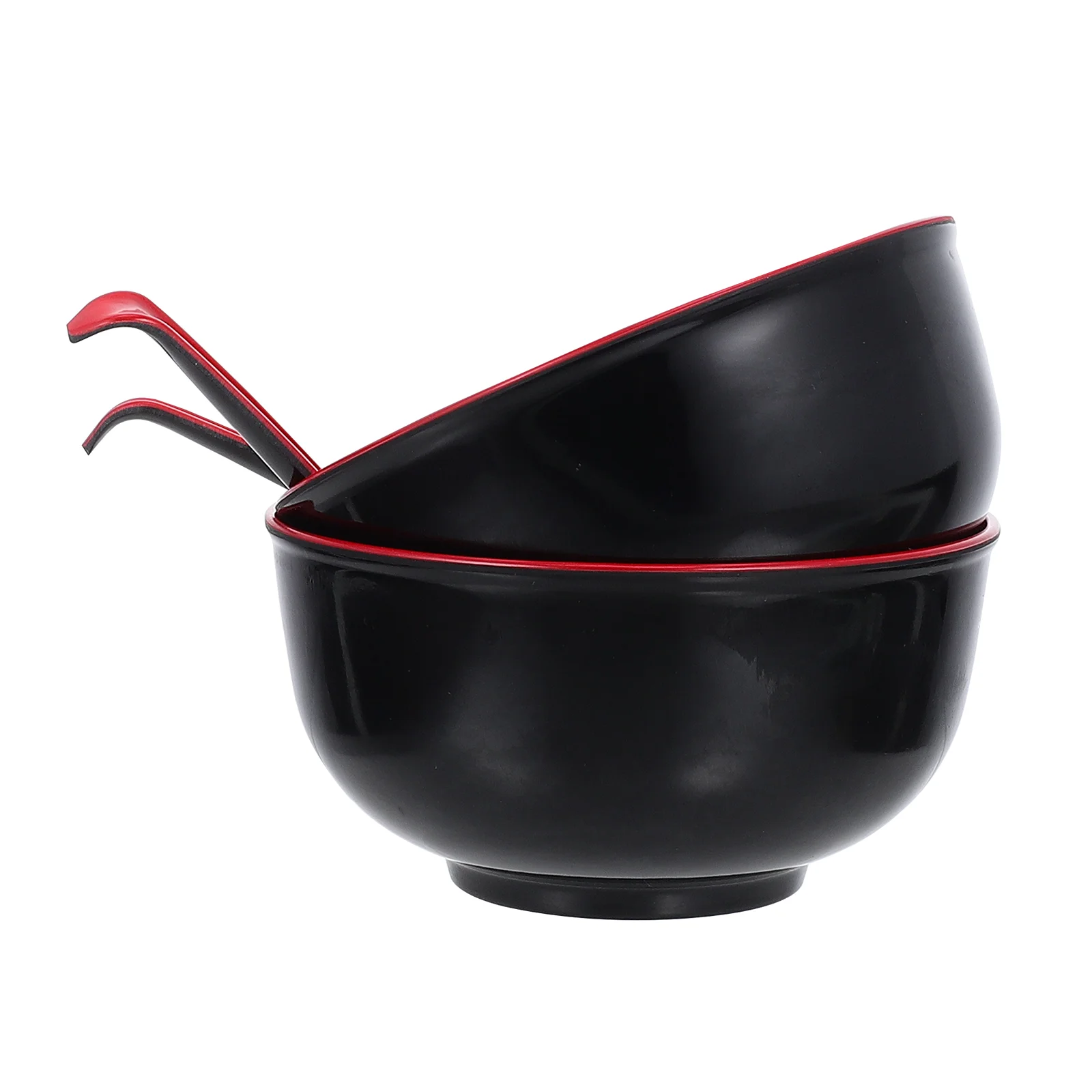 

Bowl Bowls Ramen Soup Noodle Japanese Melamine Spoon Udon Traiditional Cups Deep Phosalad Decorative